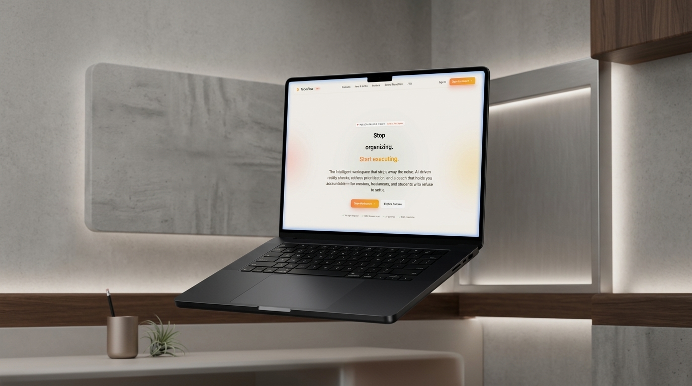 FocusFlow AI — Intelligent Cognitive Workspace